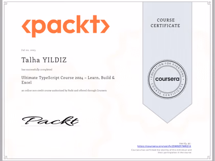 Packt - Ultimate TypeScript Course 2024
