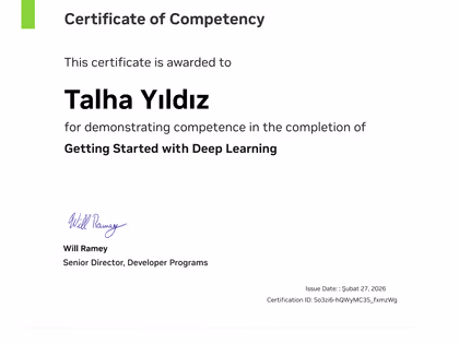 NVIDIA Deep Learning Institute - Getting Started with Deep Learning